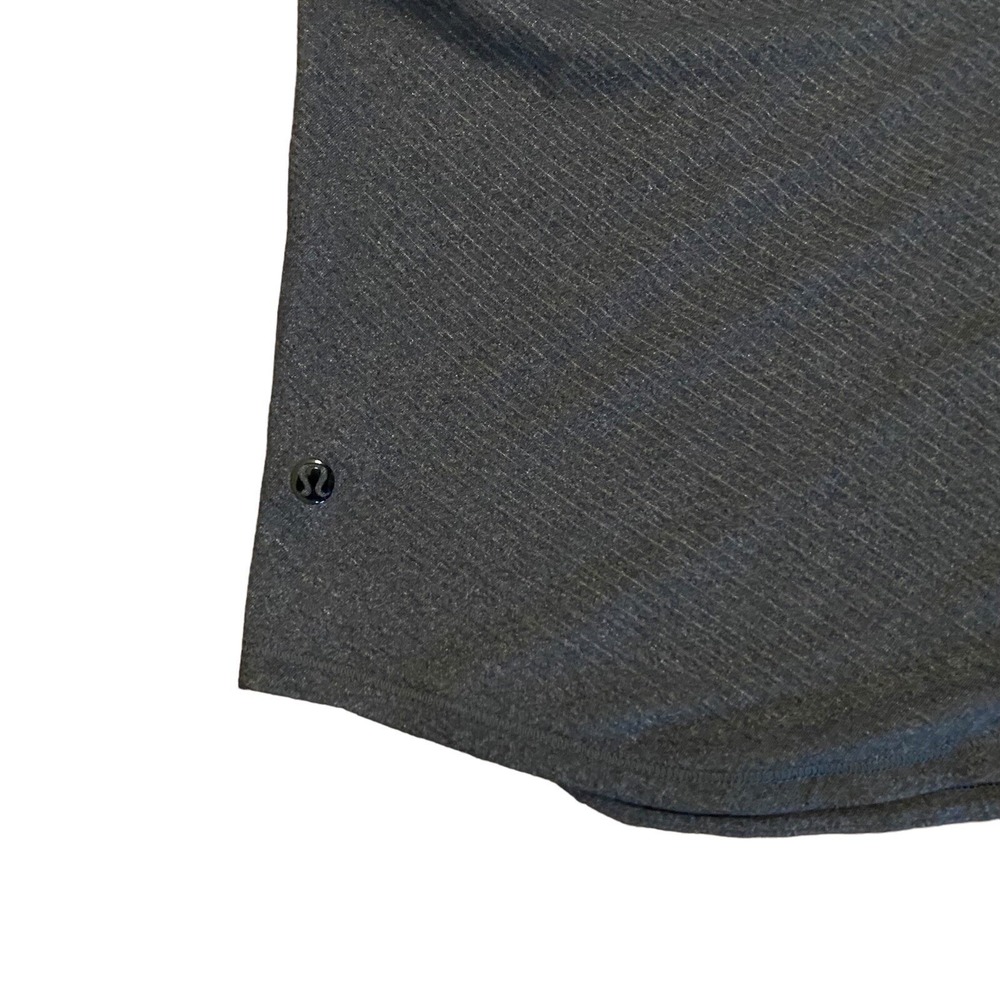 lululemon Cool Racerback‎ Tank Top Gray Black Textured Yoga Women's Small Size 4 - Picture 7 of 11